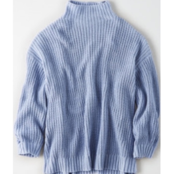 Cozy mock neck oversized sweater - Picture 1 of 4